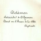 Memòria electricitat Ramon Benet