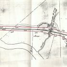 Plànol de la línea de ferrocarril